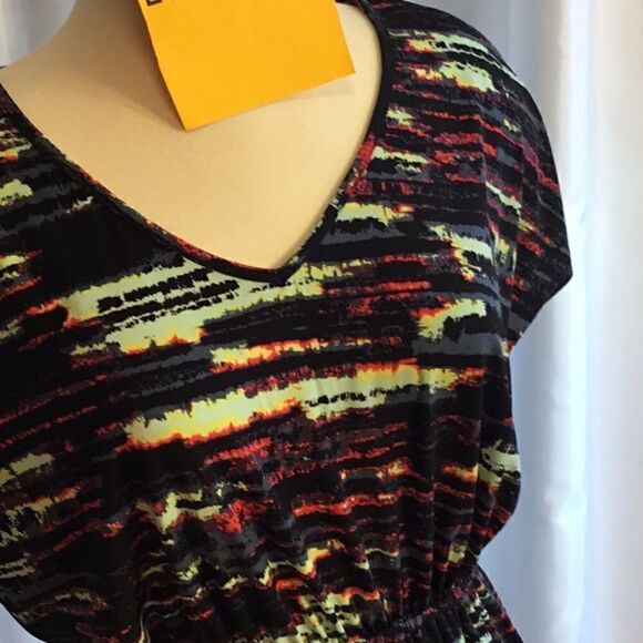 Multicolored tunic/dress in size small by MAC+JAC - Picture 4 of 8